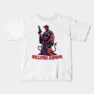 Shooting devil Kids T-Shirt